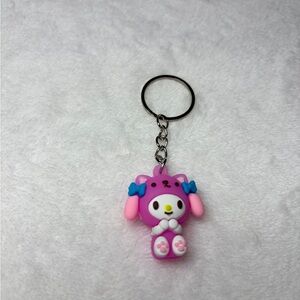 Kawaii Pink Bunny Bear Keychain Bag Charm 🩷 Cute Backpack Charm 5 for $25